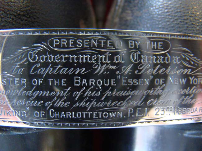 An historic pair of presentation binoculars dated 1879. — image 2